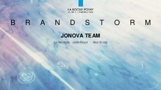 1
B R A N D S T O R M
JONOVA TEAM
Iva Holubová. Joëlle Bloyet . Nour El Hajj
 