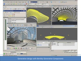 Generative design with Bentley Generative Components

20

 