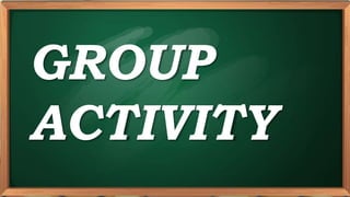 PRE-TEST
GROUP
ACTIVITY
 