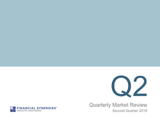 Q2Quarterly Market Review
Second Quarter 2019
 