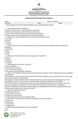 2nd QUARTER EXAMINATION IN SCIENCE 8.docx