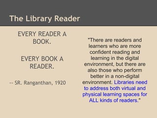 Library Readers View 2nd readercon ppt | PDF