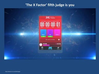'The X Factor' fifth judge is you

http://xfactor.itv.com/2013/app/

 