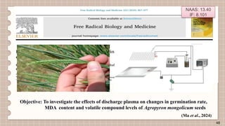 FINGERPRINTING OF VOLATILE ORGANIC COMPOUNDS FOR ASSESSMENT OF SEED ...