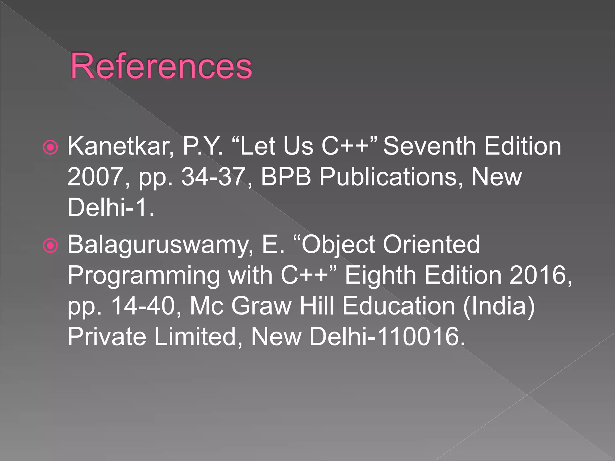 Introduction to C++ Programming | PPTX