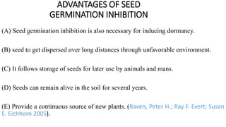 polyphenolic compound as seed germination inhibitor | PPTX