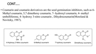 polyphenolic compound as seed germination inhibitor | PPTX