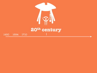 20th century
1450
 1694
 1710
 