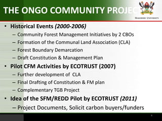 Poverty and sustainable development impacts of REDD architecture ...