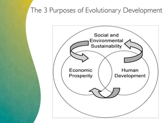 The 3 Purposes of Evolutionary Development
 