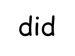 2nd six weeks Sight Words | PPTX