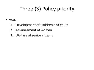 2nd social welfare policy in Pakistan 1988 - Imran Ahmad Sajid | PPTX