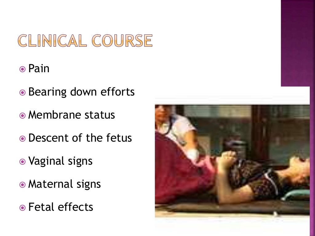 NURSING MANAGEMENT OF SECOND STAGE OF LABOUR