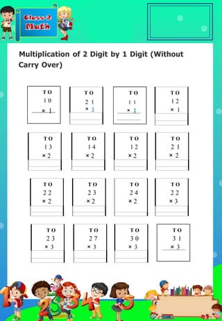 Grade 2 - Mathematics - Printable Worksheet | PDF