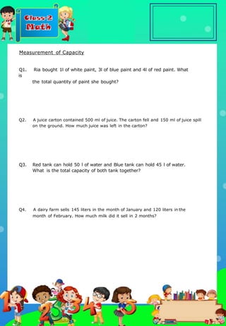 Grade 2 - Mathematics - Printable Worksheet | PDF