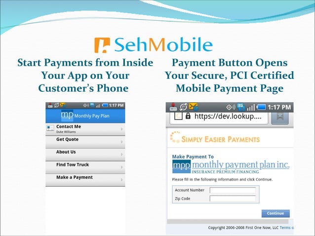 Sample payment phone app | PPT