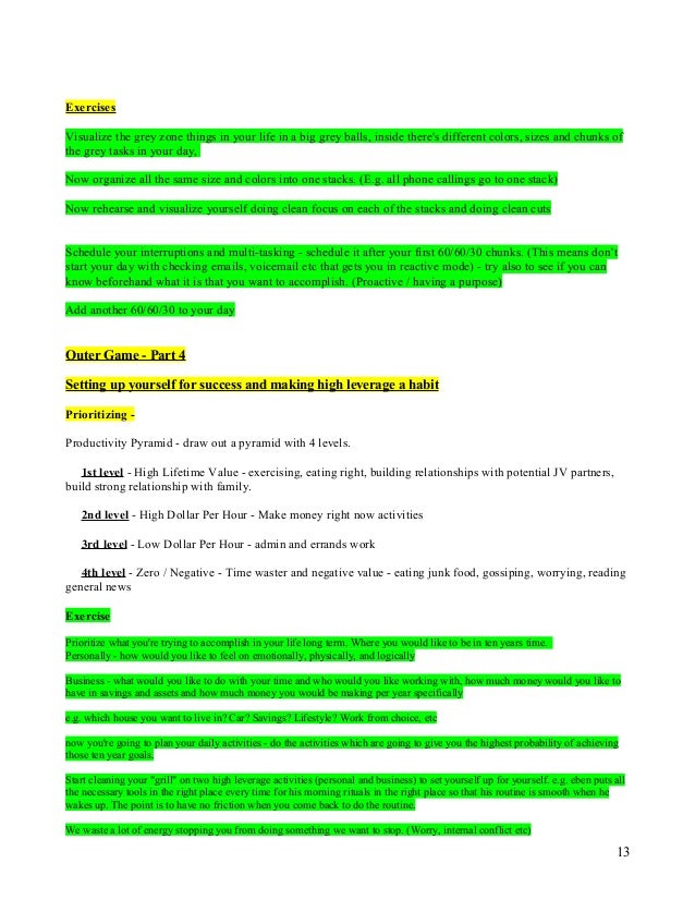 2nd Version Eben Pagan Wake Up Productive My Notetakingnerd - 