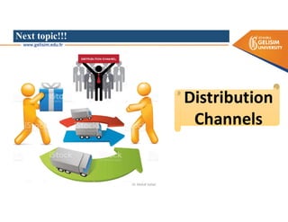 Next topic!!!
Distribution
Channels
Dr. Mehdi Safaei
 