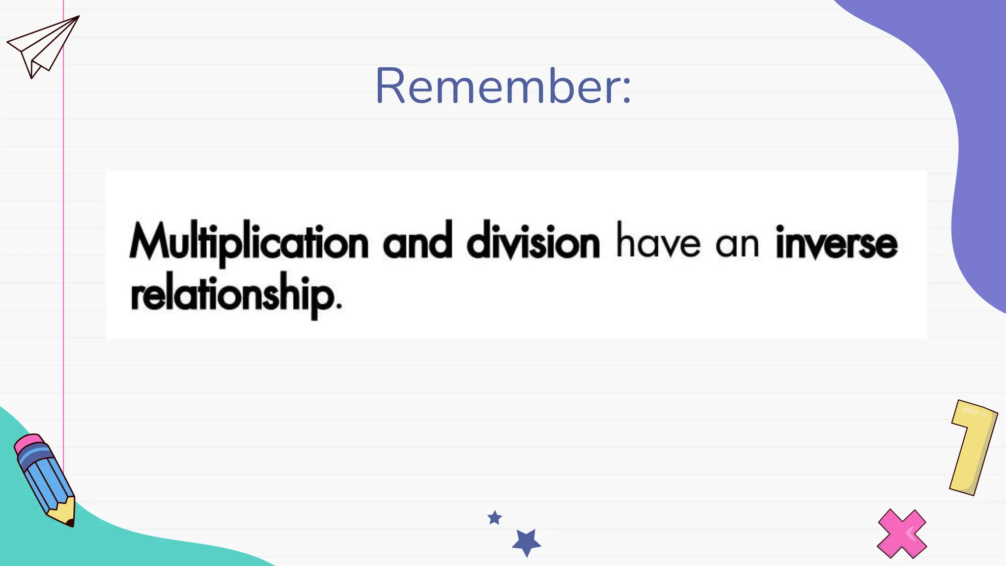 Relate Multiplication and Division 2nd week | PPTX