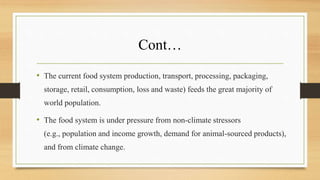 Food Security And Nutrition Resilience Food System Pptx