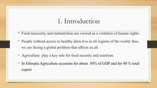 Food Security and Nutrition resilience food system | PPTX