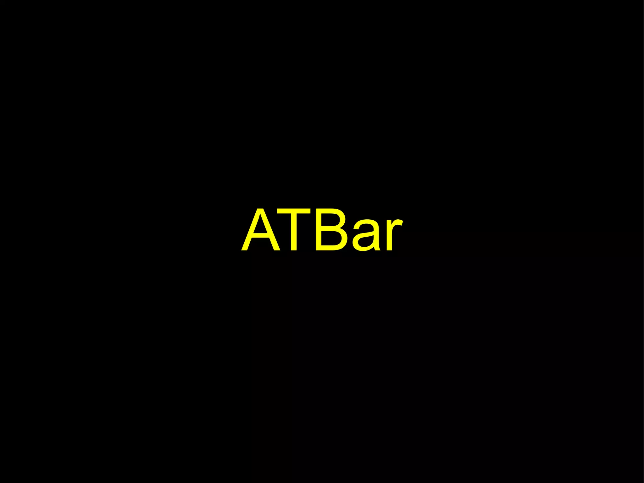 ATBar
 