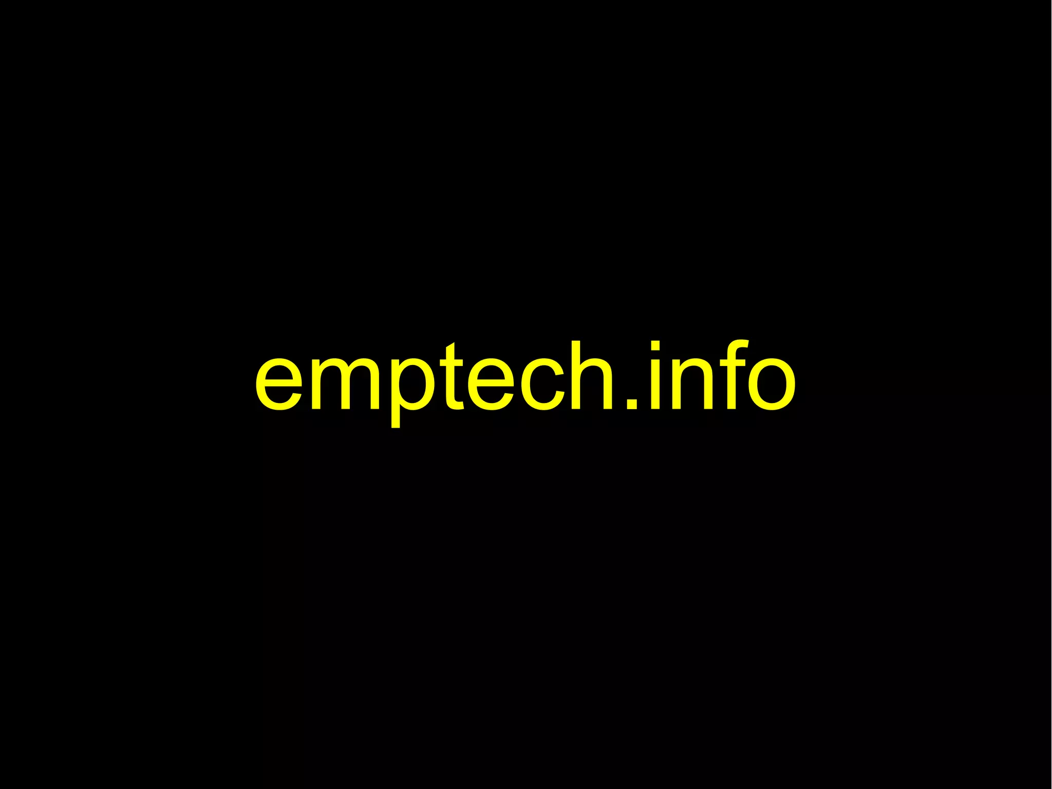 emptech.info
 