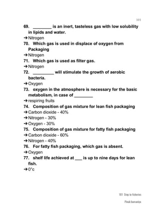 FISHERIES QUESTION BANK (4th sem)