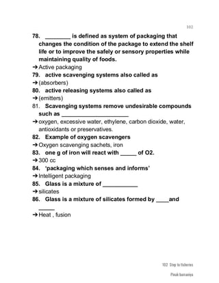FISHERIES QUESTION BANK (4th sem)