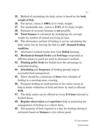 FISHERIES QUESTION BANK (4th sem)