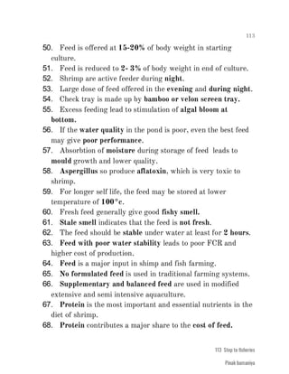 FISHERIES QUESTION BANK (4th sem)