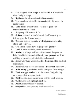 FISHERIES QUESTION BANK (4th sem)