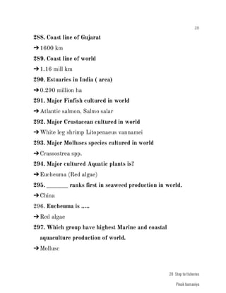 FISHERIES QUESTION BANK (4th sem)