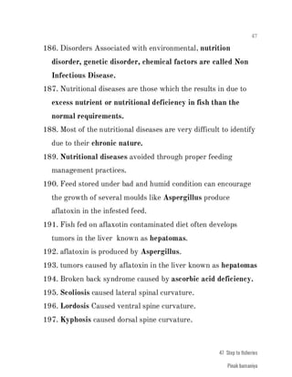 FISHERIES QUESTION BANK (4th sem)