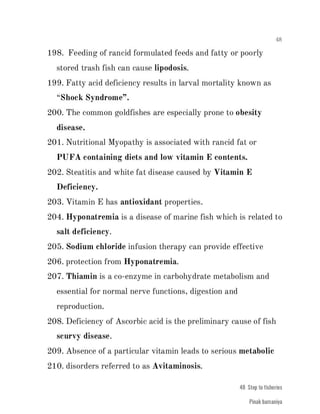 FISHERIES QUESTION BANK (4th sem)