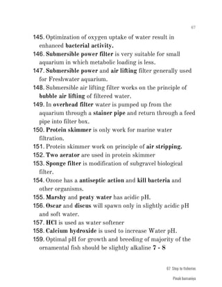 FISHERIES QUESTION BANK (4th sem)