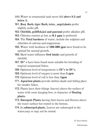 FISHERIES QUESTION BANK (4th sem)