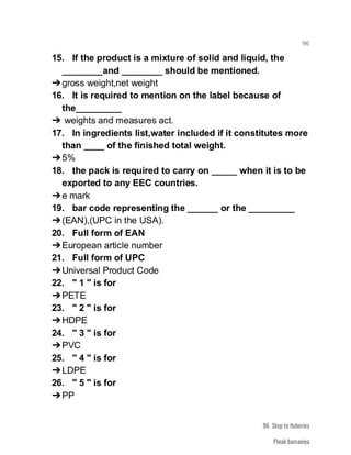 FISHERIES QUESTION BANK (4th sem)