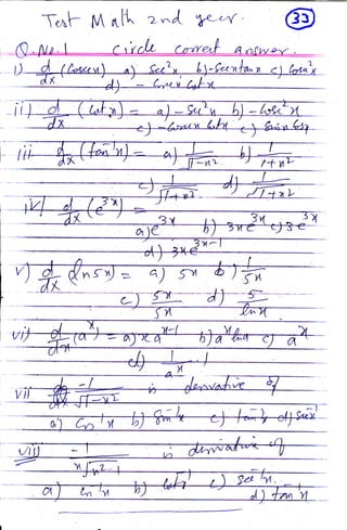 2nd Year Math hues papers for the students.pdf