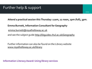 2nd year Geography dissertation lecture | PPTX