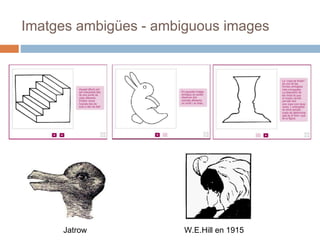 Imatges ambigües - ambiguous images
W.E.Hill en 1915Jatrow
 