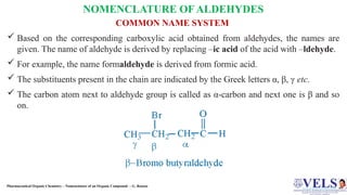 NOMENCLATURE of organic compound pharm D poc | PPTX