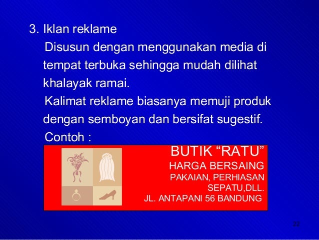 Poster slogan-iklan