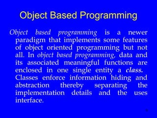 2 Object Oriented Programming | PPT