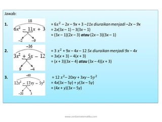 2_Operasi Hitung Aljabar, Persamaan Dasar Aljabar, Jenis Aljabar | PPT