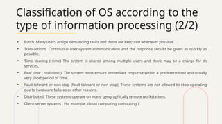 Classification Type System Processing operating systems and information systems security.pptx