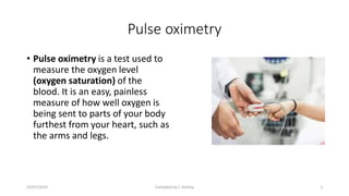 2 oxygen and oxygen saturation | PDF