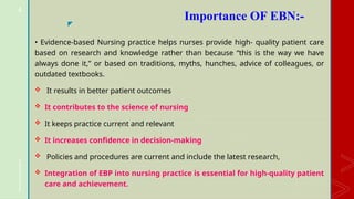 2 Evidence based Nursing P.B.BSc 1 Unit EBN .pptx