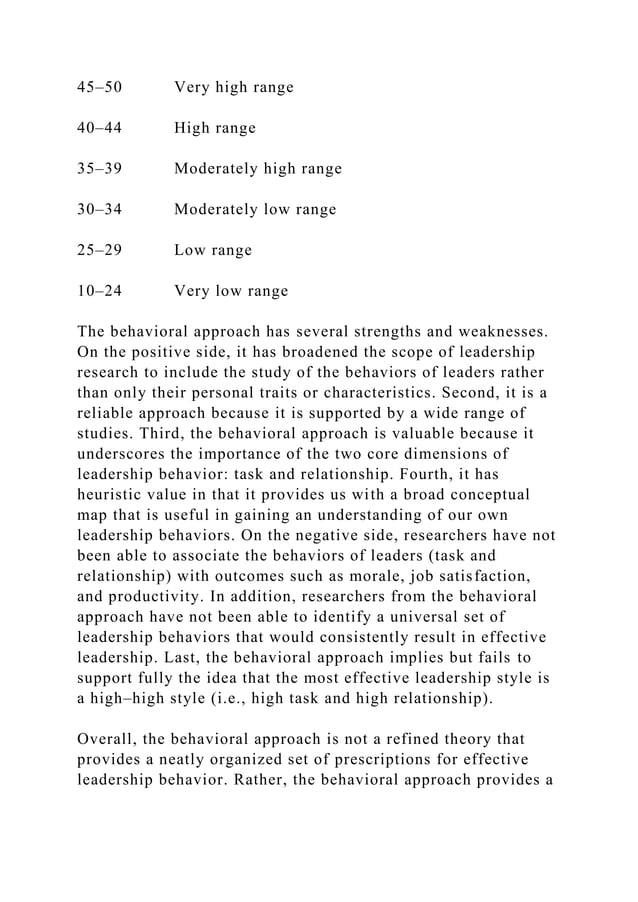 2 PagesPost your evaluation of leadership style assessments, s | PDF