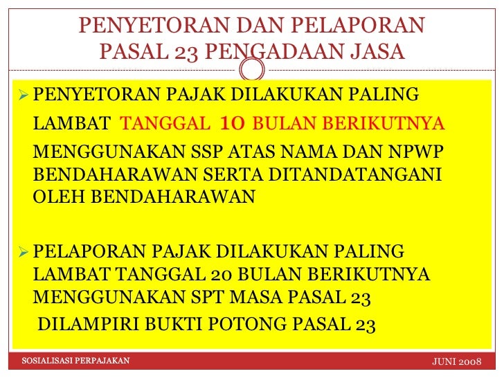 (2) pajak bendaharawan